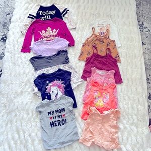 Toddler Girl T-shirts size 2T.